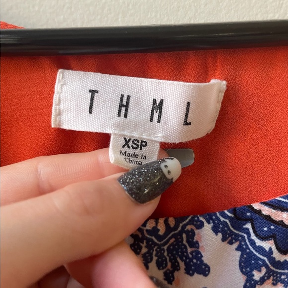 THML Halter dress Paisley size XSP - Picture 3 of 4